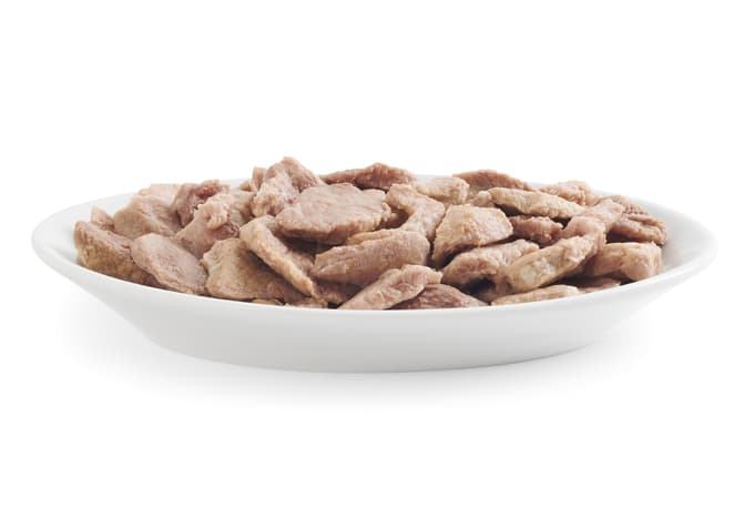 Schweinsgeschnetzeltes vorgegart