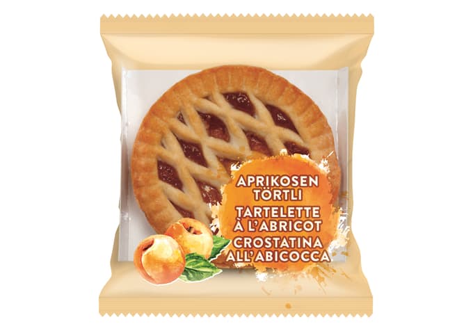 Aprikosentörtli, einzeln verpackt