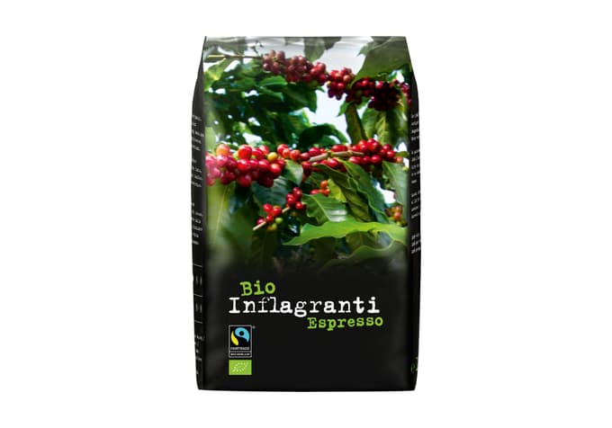 INFLAGRANTI Bio Max Havelaar, Espresso grains de café, 1 kg