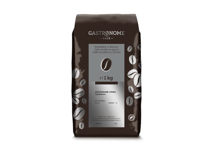 Gastronome Crema, grains de café, 8x1kg