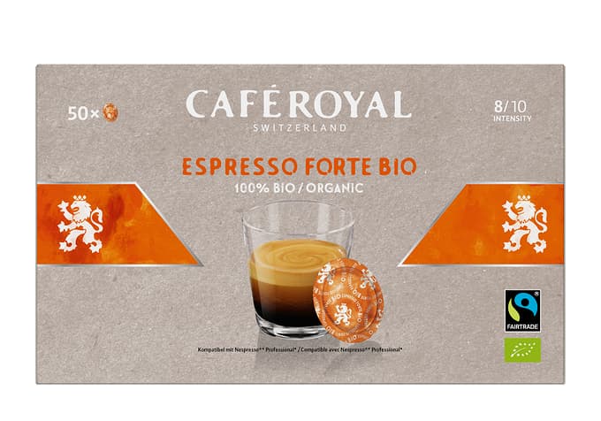 Café Royal Bio Office Pads Espresso Forte, 1x50 pièces