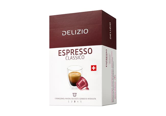 DELIZIO Espresso Classico, 6x12 pièces
