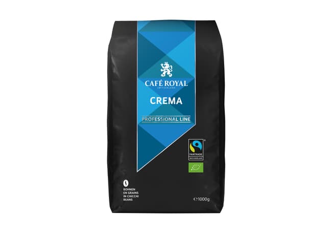 CAFE ROYAL Bio Crema, Kaffee Bohnen, 1 kg